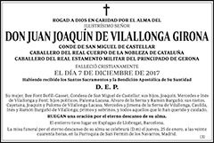 Juan Joaquín de Vilallonga Girona